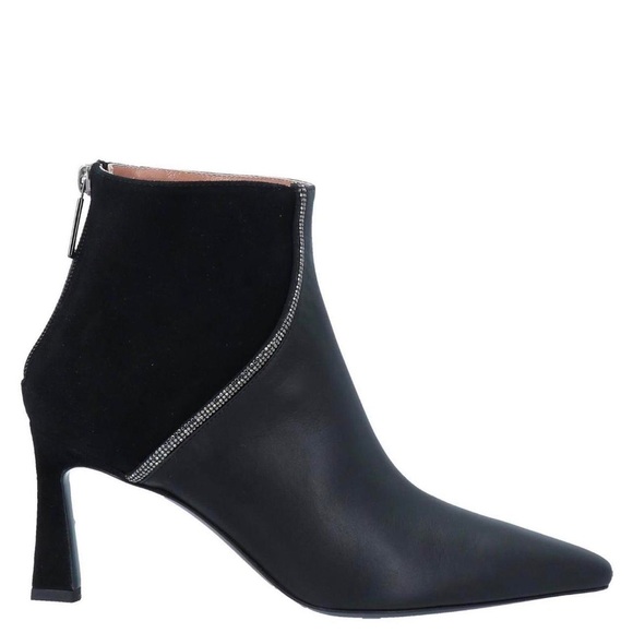 Authentic Brand New Pollini Black Sparkle Ankle Boot - Picture 2 of 6